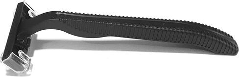 100 Box of Bullet Blades Black Razor Blades Disposable Stainless Steel Hospitality Quality Shavers High End Twin Blade Razors for Men and Women in Kuwait
