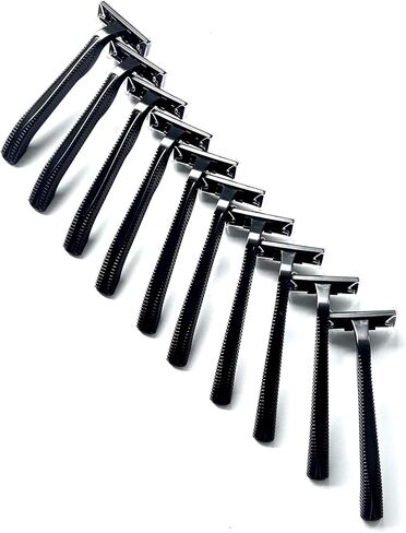 100 Twin Blade Black Disposable Razors in Bulk - Professional or Home Use in Saudi Arabia