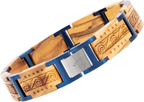 BOBO BIRD Wood Bracelet Men Charms Wooden Bangle Jewelry Mens Special Christmas Gift in Saudi Arabia