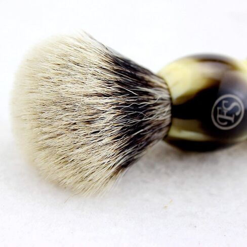 Shaving Brushes for Men, Frank FS shaving 2-band Finest Synthetic Badger Hair Vintage Handle Brush Gift for Friends(knot size 20mm) in Saudi Arabia