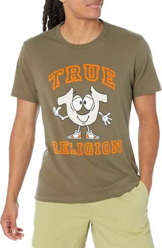 True Religion Men's Short Sleeve Shoey Tee in Saudi Arabia