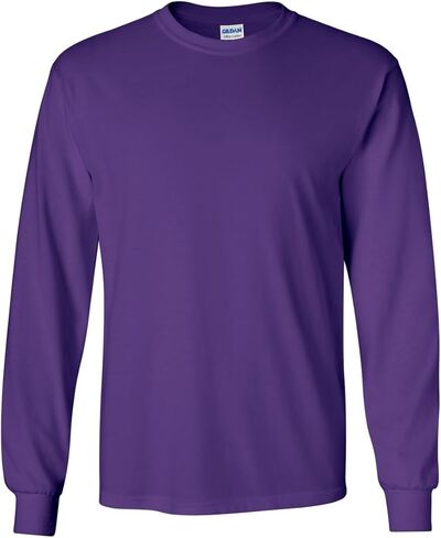 Gildan Ultra Cotton 6 oz. Long-Sleeve T-Shirt (G240) PURPLE in Saudi Arabia