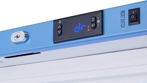 Summit Appliance ARG1PV Pharma-Vac Performance Series 1 Cu.Ft. Countertop Compact Vaccine Commercial All-refrigerator with Glass Door, Automatic Defrost, Digital Thermostat and White Cabinet in Kuwait