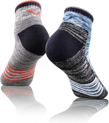 FEIDEER Men's Hiking Walking Socks, Multi-Pack Wicking Cushioned Outdoor Recreation Hiking Socks in Saudi Arabia