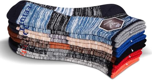 FEIDEER Men's Hiking Walking Socks, Multi-Pack Wicking Cushioned Outdoor Recreation Hiking Socks in Saudi Arabia