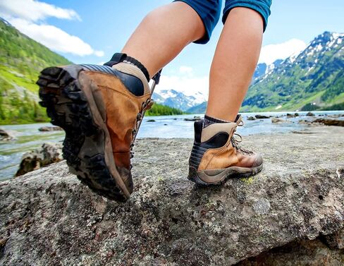FEIDEER Men's Hiking Walking Socks, Multi-Pack Wicking Cushioned Outdoor Recreation Hiking Socks in Saudi Arabia