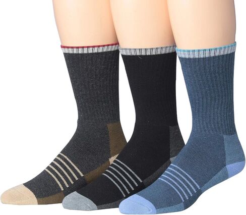 Ronnox Wool Blend Trekking Hiking Outdoor Sports Performance Cushioned Crew Socks, For Men & Women 3 Pairs in Saudi Arabia