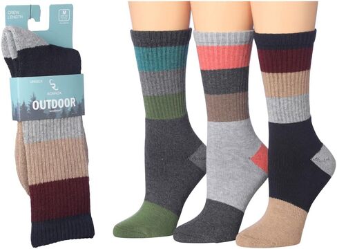 Ronnox Wool Blend Trekking Hiking Outdoor Sports Performance Cushioned Crew Socks, For Men & Women 3 Pairs in Saudi Arabia