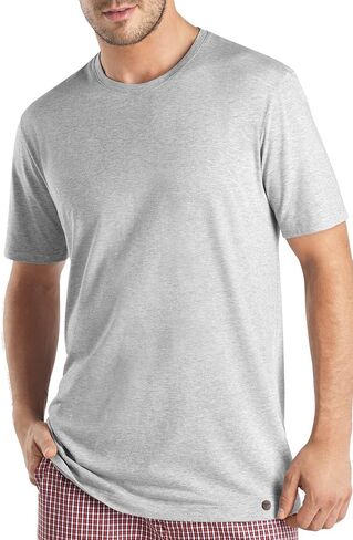 HANRO Men's Night and Day Short Sleeve Crew Neck Shirt in Saudi Arabia