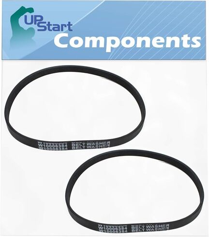 2-Pack W10006384 Washer Belt Replacement for Maytag MVWX700XW2 - Compatible with WPW10006384 Washing Machine Drive Belt in Saudi Arabia