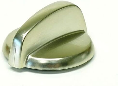 WB03K10305 Gas Range Burner Knob(D Shaped Shaft) for GE WB03K10305 AP4980248 PS2364118-Silver in Saudi Arabia