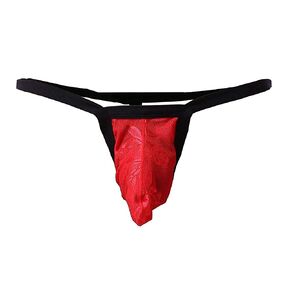 ONEFIT Men's Jacquard Briefs Sexy Lace T U Convex Transparent Breathable Pants