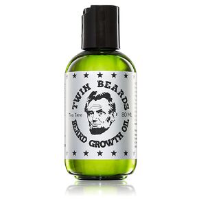 Twin Beards Natural Beard Growth Oil | Beard Oil for Men Growth | Beard Softener | Beard Conditioner for Men | Beard Growth Serum | Castor Oil & Tea Tree Oil 3 oz in Saudi Arabia