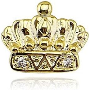 mainlead 14k Gold Pave Full CZ Single Teeth Top Cap Grills