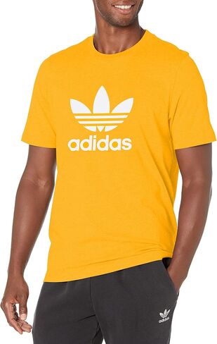 adidas Originals Men's Adicolor Classics Trefoil Tee, Collegiate Gold, XX-Large in Saudi Arabia