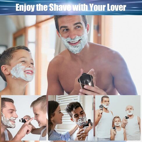 Head Shavers for Bald Men 5 in 1 Electric Rotary Shaver Grooming Kits IPX7 Waterproof Head Shaver Razor with Beard - Hair - Nose Trimmer - Facial Clean - Massage Brush in Saudi Arabia