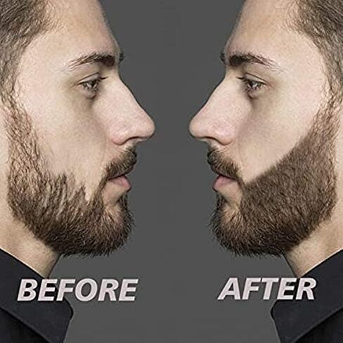 Beard Filler Pen Kit Shape Fill and Edge all at once Last All Day 4 Tip Pen W Brush Waterproof and Sweatproof (Black V2) in Saudi Arabia