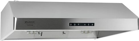 Pacific Trusteam 30" Under Cabinet Hood, Auto Steam Cleaning, 900+ CFM Powerful Vent, Ultra Quiet Performance Hood, Stainless Steel Color, 2 Dual-Level LED Light Strips, High-Tech Touch Control (30') in Saudi Arabia