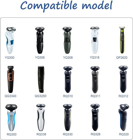 4.3V Electric Shaver Power Supply Cord Charger for Philips A00390, for Philips Norelco Oneblade QP2520-Series, QP2520 / 90, QP2520 / 70, QP2520 / 72, Grooming Trimmer Shaver Razor Power Adapter in Kuwait