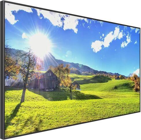 KUVAVISION True 1500 Nits 49 Inch 4K UHD HDR Full Shade Sun Readable Smart Outdoor TV with HDMI, USB, WiFi, 40W Sound Bar and Wall Mount, Black in Saudi Arabia