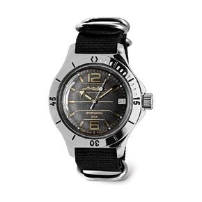 VOSTOK | Classic Amphibian Automatic Self-Winding Russian Diver Wrist Watch | WR 200 m | Amphibia 120697 | Fashion | Business | Casual Men's Watches in Saudi Arabia