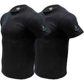 Spyder Mens Performance Moisture Wicking Crew Neck Undershirts/Ultra Soft Stretch Sports T-Shirt