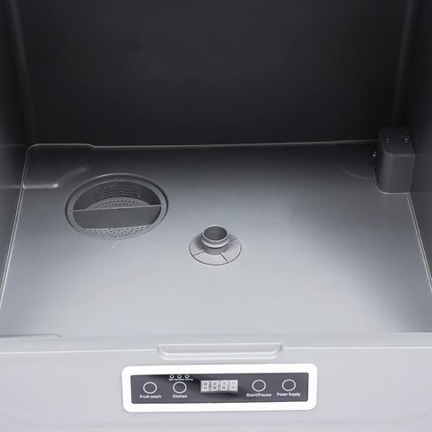 Portable Countertop Dishwasher, Mini Dishwasher with 5L Built-in Water Tank, 4 Programs, 30-50 minutes Washing Time, High-Temp&Air-Dry Function, 1200W Dishwasher for Apartments&RVs (White) in Kuwait