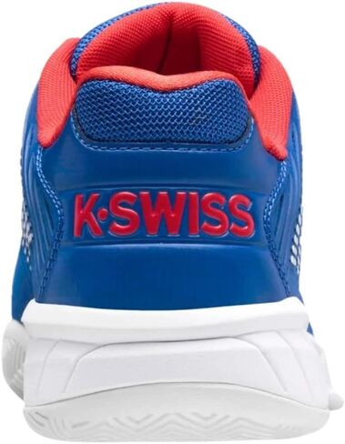 K-Swiss Men's Hypercourt Express 2 Tennis Shoe, Classic Blue/White/Berry Red, 12 M in Saudi Arabia