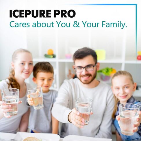 ICEPURE PRO NSF 53&42 Certified DA29-00003G Replacement for Samsung DA29-00003B DA29-00003A, Aqua-Pure Plus DA29-00003D DA29-00003F DA97-06317A, HAFCU1, WF289, WSS-1, Refrigerator Water Filter 2PACK in Saudi Arabia