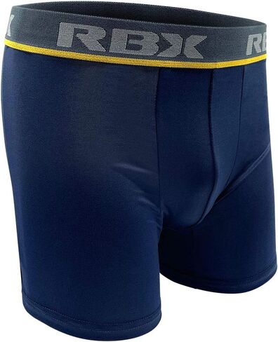 مجموعة سراويل داخلية بوكسر رياضية للرجال من RBX Active سريعة الجفاف ومتعددة العبوات in Kuwait