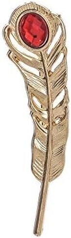 Man Brooch Pin Lapel Stick Pin Suit Tie Feathers Vintage Leaves Brooch Badge JA96 in Kuwait