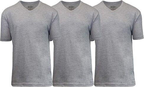 Galaxy by Harvic Mens 3-Pack, 6-Pack and 9-Pack V-Neck Undershirts in Kuwait