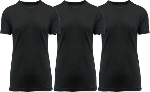 Galaxy by Harvic Mens 3-Pack, 6-Pack and 9-Pack V-Neck Undershirts in Kuwait