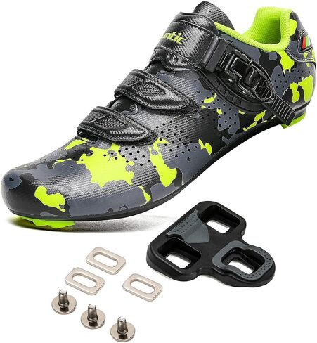 Santic Cycling Shoes Road Bike Shoes Indoor Riding Outdoor Cycling Shoes Riding Shoes for Men and Women in Saudi Arabia
