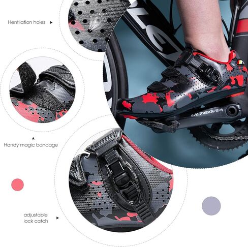 Santic Cycling Shoes Road Bike Shoes Indoor Riding Outdoor Cycling Shoes Riding Shoes for Men and Women in Saudi Arabia