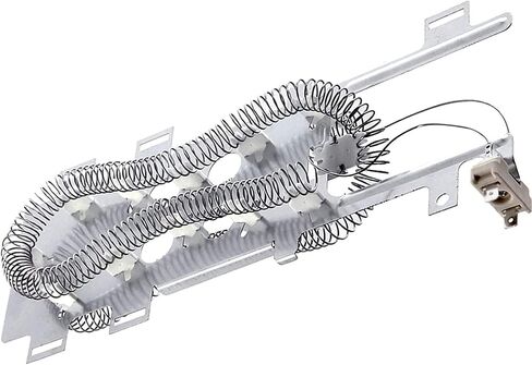 Dryer Heating Element Replace For Maytag MEDB850WQ0 MEDB850WQ1 MEDB850WR0 MEDB850WR1 MEDB850YG0 MEDB850YG1 MEDB850YG2 MEDB850YW0 MEDB850YW1 MEDB850YW2 MEDB880BW0 MEDB950YG0 MEDE300VF2 With Thermostat in Saudi Arabia
