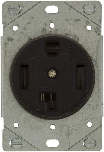 EATON 1257-SP وعاء طاقة مجفف فلوش، 3P، 4 أسلاك، 30 أمبير، 125/250 فولت، أسود in Saudi Arabia