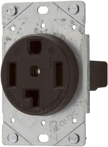 EATON 1257-SP وعاء طاقة مجفف فلوش، 3P، 4 أسلاك، 30 أمبير، 125/250 فولت، أسود in Saudi Arabia
