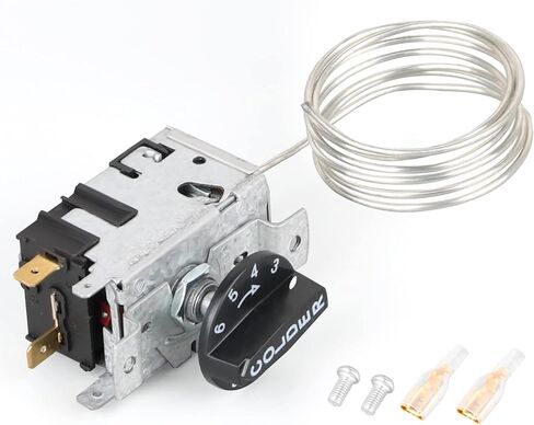New Upgraded 988284 800382 Temperature Control Kit [Patent Pending] 077B6856 Compatible with True Refrigerator OEM Parts 8101169 Knob Fridge Thermostat in Saudi Arabia