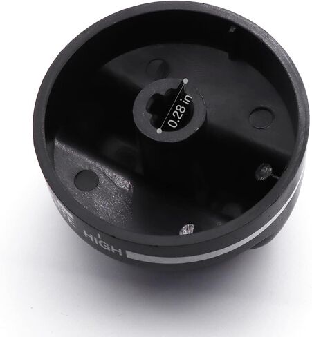 4 قطع بديلة لموقد الغاز WP8273103 AP6012363 - مقبض موقد الغاز - استبدال مقابض التحكم في الموقد السطحي للطهي - أسود in Kuwait