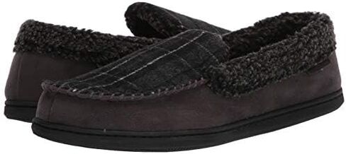 Dearfoams Men's Eli Microsuede Moccasin Slipper in Saudi Arabia