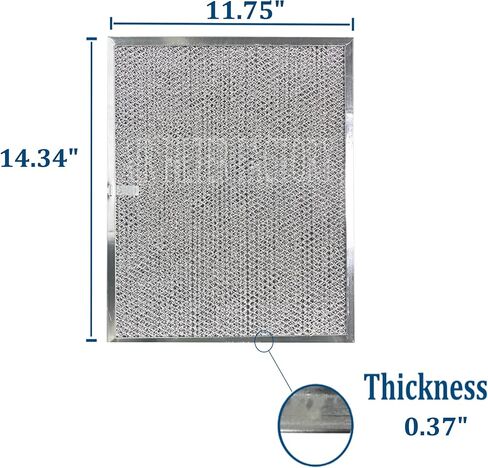 2 In 1 Filter Set Compatible with Broan BPS1FA30 , QS1 & WS1 99010299 30 Inch Range Hood Aluminum/Carbon Filter (2-Pack) in Saudi Arabia