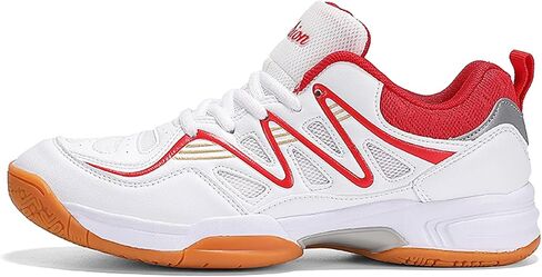Feekwys Court Tennis Shoes for Men Pickleball with Arch Support Badminton Indoor Court Training Shoe Racketball Squash Volleyball Sneaker Shoes in Saudi Arabia