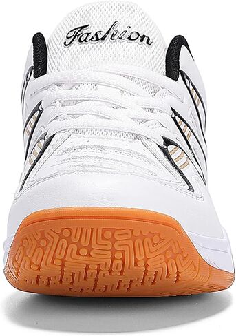 Feekwys Court Tennis Shoes for Men Pickleball with Arch Support Badminton Indoor Court Training Shoe Racketball Squash Volleyball Sneaker Shoes in Saudi Arabia