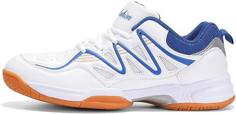 Feekwys Court Tennis Shoes for Men Pickleball with Arch Support Badminton Indoor Court Training Shoe Racketball Squash Volleyball Sneaker Shoes in Saudi Arabia