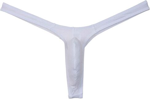 OROCOJUCO Men Pouch Thong Sexy Low Rise T-back Spandex Underwear Mini Jockstrap Tanga Panties in Kuwait