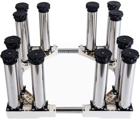 Trolley Washer and Dryer Stands, Multi-Functional Movable Adjustable Base Stand, Pedestal for Washing Machine Stainless-Steel with 12 Foot,20cm in Saudi Arabia