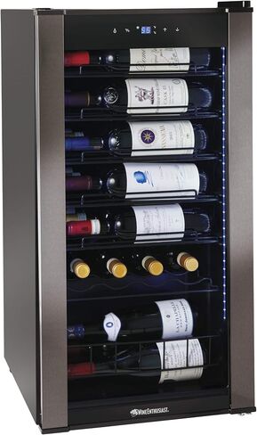 Wine Enthusiast VinoView 28-Bottle Wine Fridge â€“ Freestanding Refrigerator in Saudi Arabia