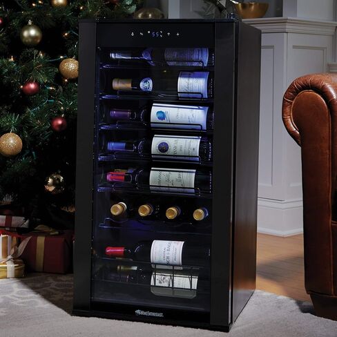 Wine Enthusiast VinoView 28-Bottle Wine Fridge â€“ Freestanding Refrigerator in Saudi Arabia