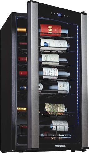 Wine Enthusiast VinoView 28-Bottle Wine Fridge â€“ Freestanding Refrigerator in Saudi Arabia